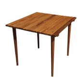 Ahşap Katlanır Rulo Masa Kamp Outdoor Bahçe Araç Araba Masası Çantalı 60x57 - 6