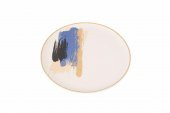 Porland Dash Desen2 Düz Tabak 21 cm 04ALM007902 - 3