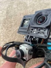 Beta95X V2 Mount İçin Gopro Hero 8 Çıplak Kılıf Plastik Aparat - 2