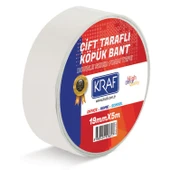 Kraf Çift Taraflı Köpük Bant 19 mm x 5 mt - 1