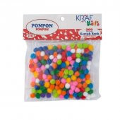 Kraf Kids Ponpon 1 cm 200lü - 1