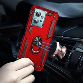 Xiaomi Redmi Note 12 4G Kılıf Zore Vega Yüzüklü Standlı Zırh Kılıf thumbnail 5