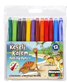 Brons Keçeli Kalem 12 Renk NC-871 - 1