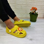 Da-Ye 1001 P Sarı Önü Kapalı Yumuşacık Kaydırmaz Sandalet & Terlik thumbnail 2