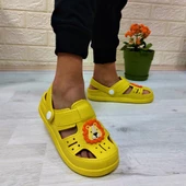 Da-Ye 1001 P Sarı Önü Kapalı Yumuşacık Kaydırmaz Sandalet & Terlik thumbnail 4