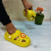 Da-Ye 1001 P Sarı Önü Kapalı Yumuşacık Kaydırmaz Sandalet & Terlik thumbnail 5