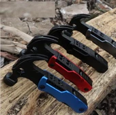 Valkyrie Çok Fonksiyonlu Çekiç Çakı Çantalı Kamp Outdoor Testere Tornavida Seti Siyah - 8