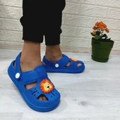 Da-Ye 1001 P Mavi Önü Kapalı Yumuşacık Kaydırmaz Sandalet & Terlik - 4