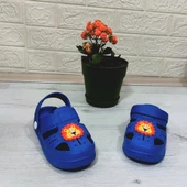 Da-Ye 1001 P Mavi Önü Kapalı Yumuşacık Kaydırmaz Sandalet & Terlik - 6