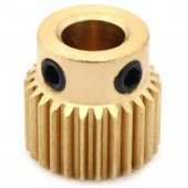 MK8 Extruder Dişlisi 26 Diş-5mm Pirinç(Creality Ender 3 ProV2 Uyumlu) thumbnail 1