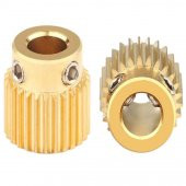 MK8 Extruder Dişlisi 26 Diş-5mm Pirinç(Creality Ender 3 ProV2 Uyumlu) thumbnail 2