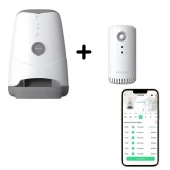 Bilicra Evcil Hayvan Seti 3 - Feed Me Akıllı Otomatik Pet Mama Kabı ve Aura Akıllı Koku Giderici - 1