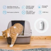 Bilicra Evcil Hayvan Seti 3 - Feed Me Akıllı Otomatik Pet Mama Kabı ve Aura Akıllı Koku Giderici - 3