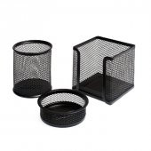 Lotte Metal Perfore 3lü Set Siyah - 1
