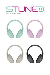 Powerway Stune Kulaküstü Turkuaz Bluetooth Kulaklık Hafıza Kartı 6D Sound 18 Saat Kullanım Süresi - 4