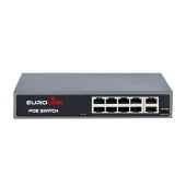 Eurolink 8 port 10/1000 +2 uplink 1000Mbps Poe Switch+2sfp thumbnail 1
