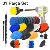 Zhltools 31 Parça Çok Amaçlı Ev Banyo ve Araç Matkap ucu Temizlik Seti - 1