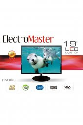 ElectroMaster EM-119 Uydu Alıcı Hediyeli 19" 49 Ekran 12V HD Karavan - Tekne - Yat Lcd Monitör TV - 4