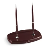 Scrikss 17 Masa Takımı Dolma Kalem - Tükenmez Kalem Bordo - 2