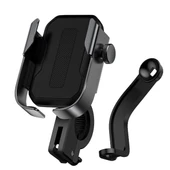 Baseus SUKJA-01 Armor Motorsiklet Telefon Tutucu Siyah - 2