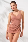 231501 Kruvaze Formlu Tankini Takım - 5
