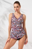 231501 Kruvaze Formlu Tankini Takım - 3