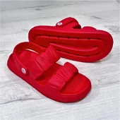 Calx 1260 Kırmızı Hafif Rahat Kadın Terlik & Sandalet - 7