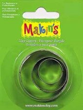 Makins Clay Kesme Kalıbı 3 Parça Yuvarlak - 1