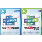 Rehber Matematik 2024 49 Günde TYT Geometri ve Matematik Video Ders Notları 2 li Set - 1