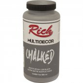 Rich Multi Decor Chalked Akrilik Boya 500 cc. 4576 İS SİYAHI - 1