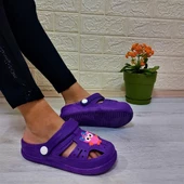 Da-Ye 1001 P Mor Önü Kapalı Yumuşacık Kaydırmaz Sandalet & Terlik thumbnail 2