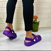 Da-Ye 1001 P Mor Önü Kapalı Yumuşacık Kaydırmaz Sandalet & Terlik thumbnail 5