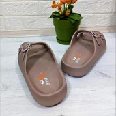 Akınalbella 282 Vizon Hafif Rahat Günlük Havuz Plaj Ayarlanabilir Çift Tokalı Terlik thumbnail 7