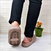 Akınalbella 282 Vizon Hafif Rahat Günlük Havuz Plaj Ayarlanabilir Çift Tokalı Terlik thumbnail 6