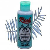 Rich Multi Surface Her Yüzey İçin Akrilik Boya 120 cc. 2306 ANTİK MAVİ - 1