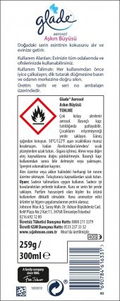 Glade Hava Tazeleyici Aerosol Oda Kokusu Aşkın Büyüsü - 3