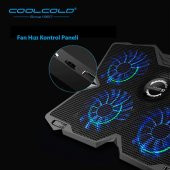 COOLCOLD Gaming 4 Fanlı Işıklı Notebook Laptop Soğutucu Stand - 1