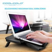 COOLCOLD Gaming 4 Fanlı Işıklı Notebook Laptop Soğutucu Stand - 3