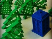 Doctor Who Tardis - Düz Tabanlı Hediyelik Süs Eşyası Aksesuar - 9
