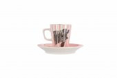 Porland Wild Life Zebra Tabaklı Kahve Fincanı 75cc 04ALM005283 - 1