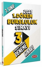 7. Sınıf 1. Dönem Bursluluk Sınavı Tamamı Çözümlü 3 Fasikül Deneme Sınavı Data Yayınları - 1