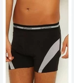 YILDIZ 116 ERKEK SİYAH COMFORT MODAL BOXER TEKLİ - 1