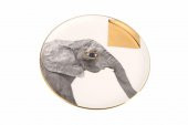 Porland Wild Life Elephant Düz Tabak 20 cm 04ALM005138 - 3