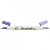 Zig Brushables 2 Renk Tonu Fırça Uçlu Marker Kalem 080 Pure Violet - 1