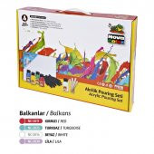 Nova Color Akrilik Pouring Set BALKANLAR - 1