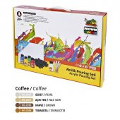 Nova Color Akrilik Pouring Set COFFEE - 1