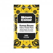 Nova Color Toz Kumaş Boyası 12 gr SARI - 1