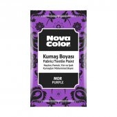 Nova Color Toz Kumaş Boyası 12 gr MOR - 1