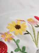Cotton Box Brode Ranforce Çift Kişilik Nevresim Takımı Mina Pembe - 7