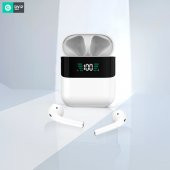 DVIP P45 TWS 5.0 Dijital Ekranlı Bluetooth Kulaklık Beyaz - 2
